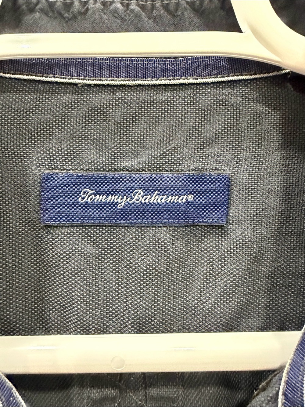 Tommy Bahama Men’s Button-Down Shirt | Size XL | Charcoal Gray I Cotton Tencel - Picture 2 of 12